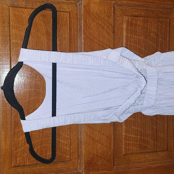 NWT Backless Lilac Linen Blend Dress - Picture 2 of 4